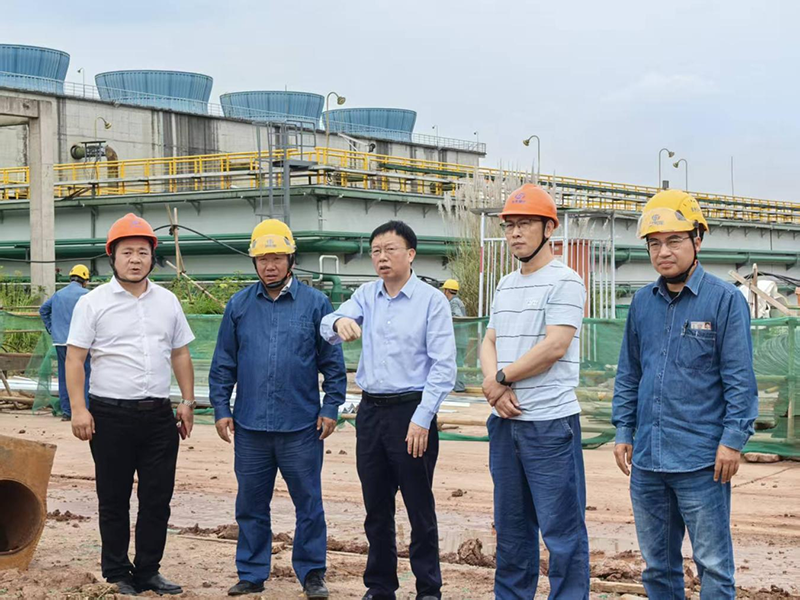 傅利才、郭春建到化工園區(qū)項目現(xiàn)場開展節(jié)前安全檢查(圖2)