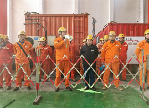 弘旭公司開展有限空間事故救援應急演練